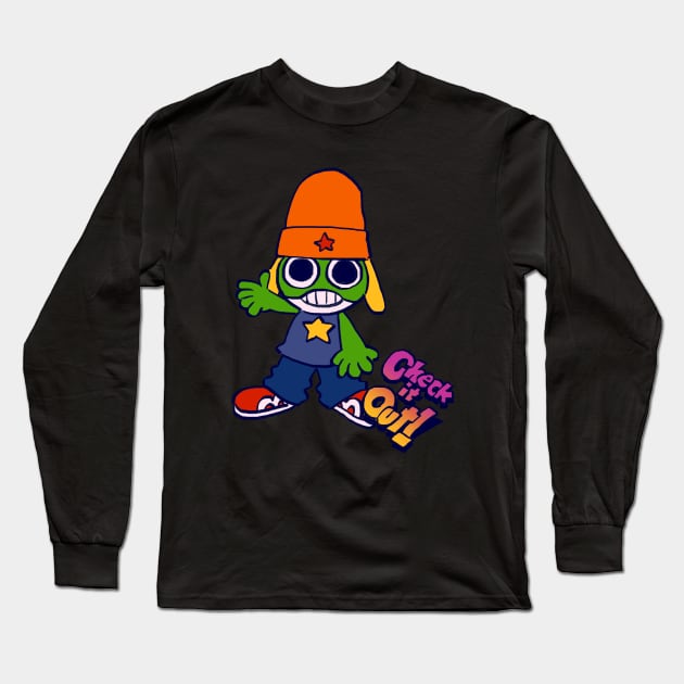 I draw keroro cosplaying parappa / Sergeant Keroro Long Sleeve T-Shirt by mudwizard